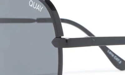Quay High Key 64mm Oversize Aviator Sunglasses