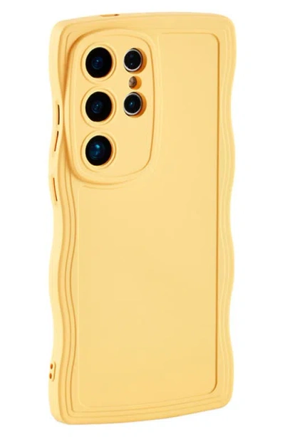 Auramma Yellow Wavy S24 Ultra Phone Case