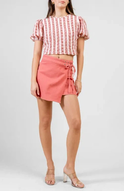 Beivy Stretch Twill Wrap Skirt