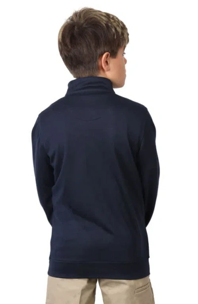 Tailorbyrd Kids' Quarter Zip Pullover In Black