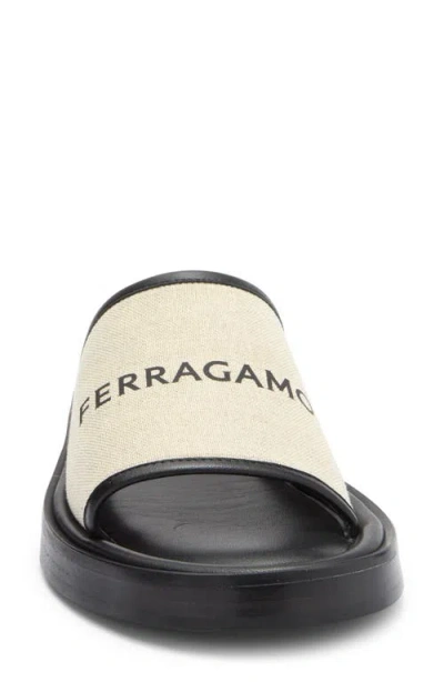 Ferragamo Kuban Logo Slide Sandal