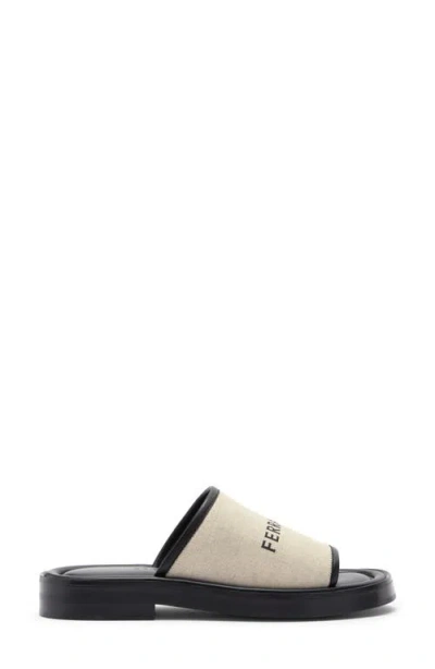 Ferragamo Kuban Logo Slide Sandal