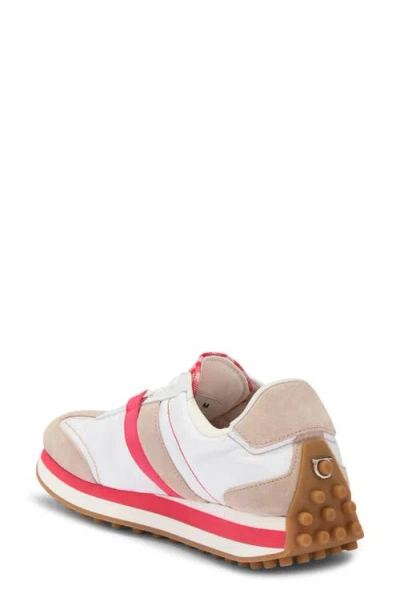 Ferragamo Iulia Suede-trim Sneaker