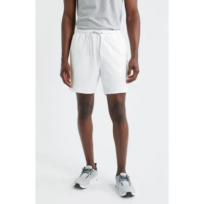 Johnnie-o Jumpin Rib Lounge Shorts In White
