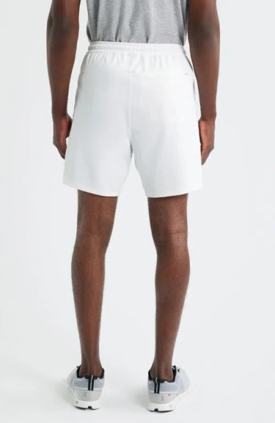 Johnnie-o Jumpin Rib Lounge Shorts In White