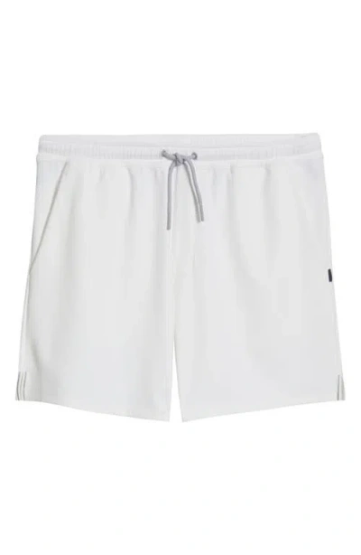 Johnnie-o Jumpin Rib Lounge Shorts In White