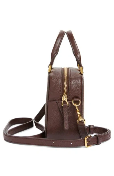 Veronica Beard Boxy Top Handle Leather Bag