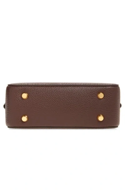 Veronica Beard Boxy Top Handle Leather Bag