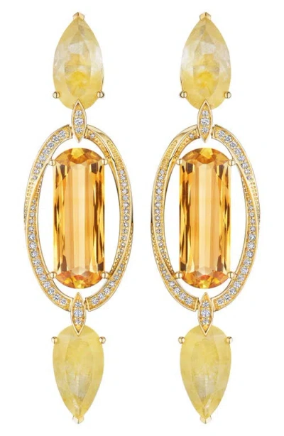 Hueb Onsa 18k Yellow Gold Earrings