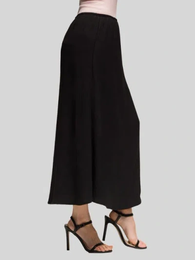 24seven Comfort Apparel Elastic Waist A-line Maxi Skirt