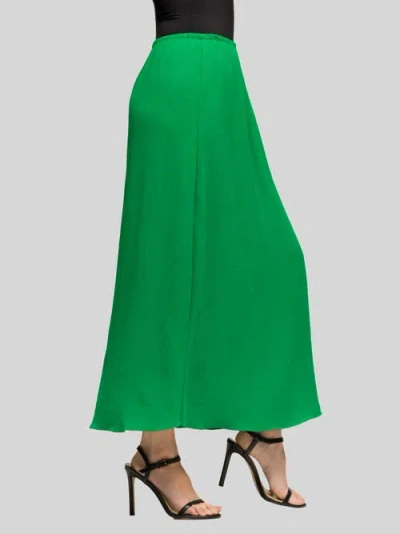 24seven Comfort Apparel Elastic Waist A-line Maxi Skirt