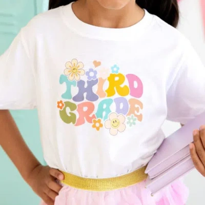 Sweet Wink Girls' Third Grade Retro Short Sleeve T-shirt - Little Kid, Big Kid In Multi