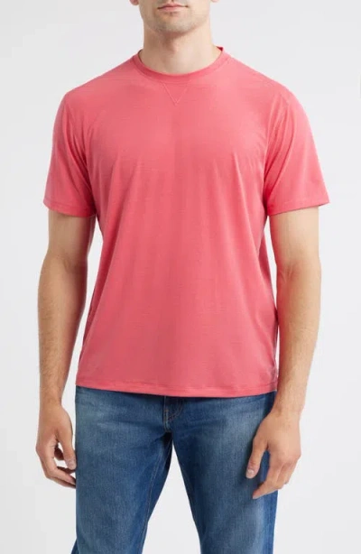 Johnnie-o Course Performance T-shirt In Pink