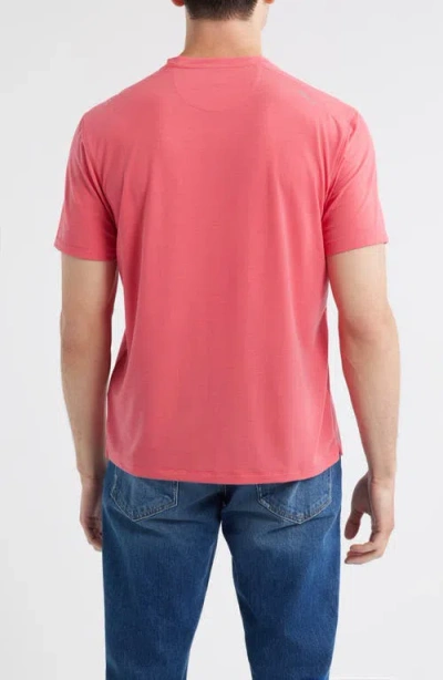Johnnie-o Course Performance T-shirt In Pink