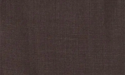 Thom Sweeney Pleated Linen Blend Pants In Brown