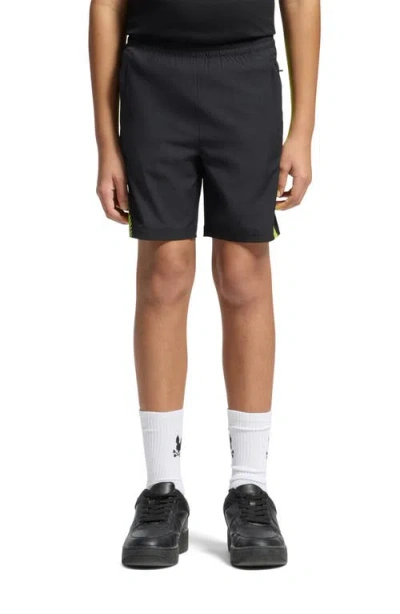 Psycho Bunny Kids' Sullivan Athletic Shorts In Black