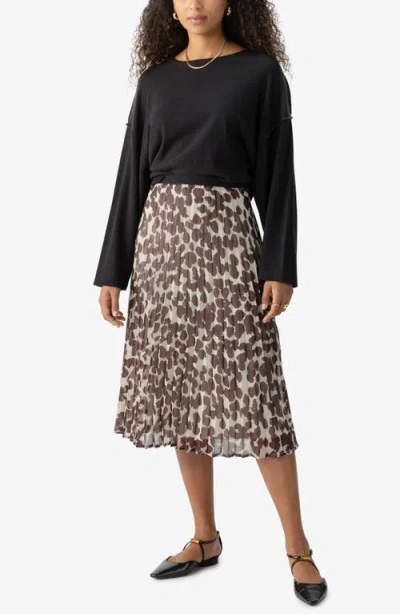 Sanctuary Pleated Midi Skirt