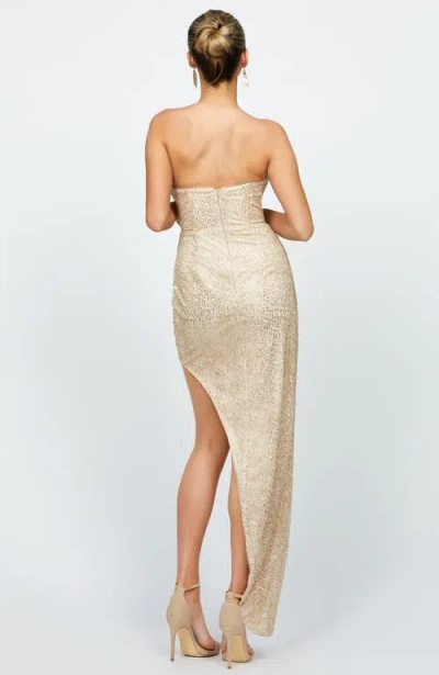 Bariano Scarlette Corset Cut Away Gown