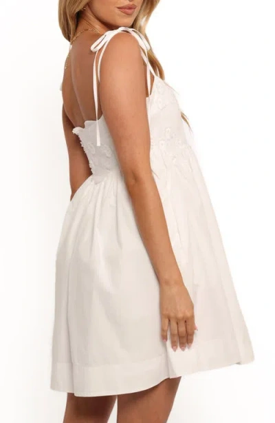 Petal And Pup Petal & Pup Lynne Tie Strap Minidress In White