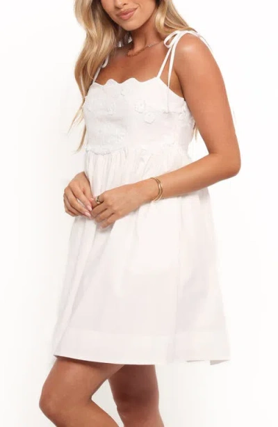 Petal And Pup Petal & Pup Lynne Tie Strap Minidress In White