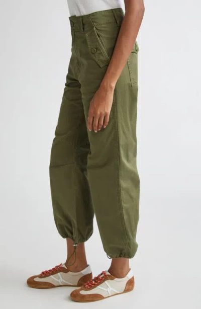 Veronica Beard Mandy Parachute Pant In Army In Green