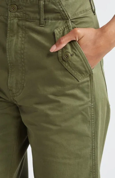 Veronica Beard Mandy Parachute Pant In Army In Green