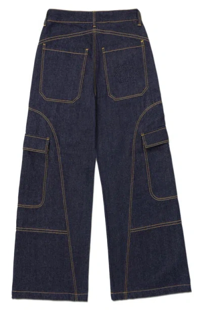 Honor The Gift High Waist Carpenter Jeans In Blue