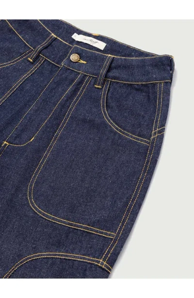 Honor The Gift High Waist Carpenter Jeans In Blue