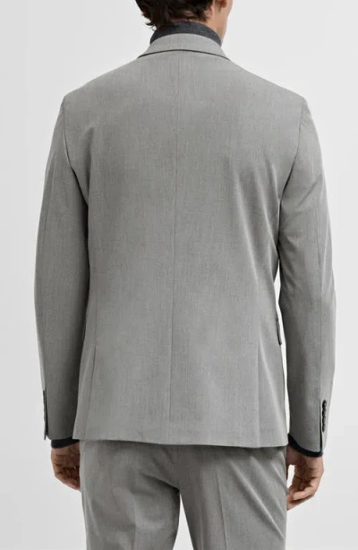 Mango Slim Fit Suit Jacket In Gray