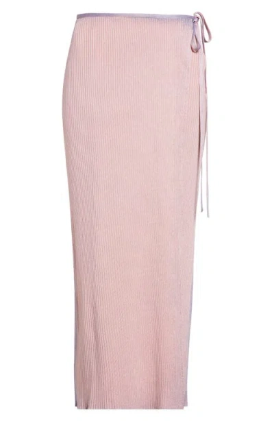 Diesel ® Ombré Rib Knit Wrap Skirt In Pink