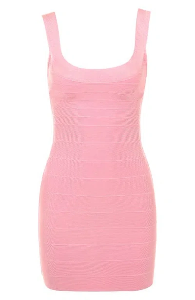 House Of Cb The Og Bandage Minidress In Pink