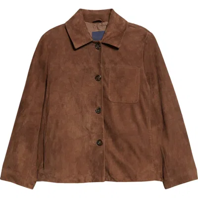 Max Mara Cloe Suede Shirt Jacket