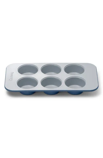 Caraway 6-cup Nonstick Ceramic Muffin Pan In Gray