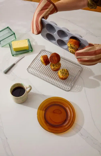 Caraway 6-cup Nonstick Ceramic Muffin Pan In Gray