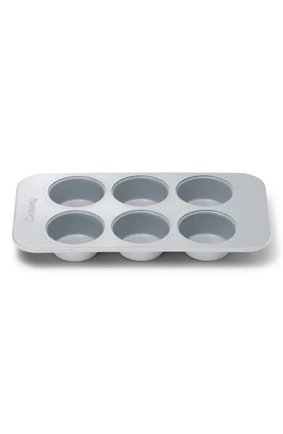 Caraway 6-cup Nonstick Ceramic Muffin Pan In White