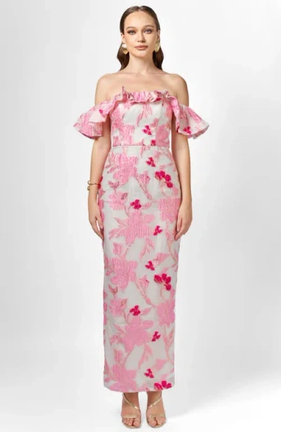 Bariano Jacquie Off Shoulder Midaxi