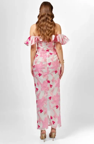 Bariano Jacquie Off Shoulder Midaxi