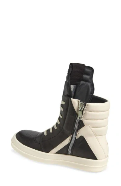 Rick Owens Geobasket High Top Sneaker In Multi