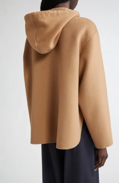 Max Mara Mini Virgin Wool Blend Hooded Jacket