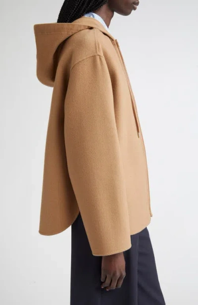 Max Mara Mini Virgin Wool Blend Hooded Jacket
