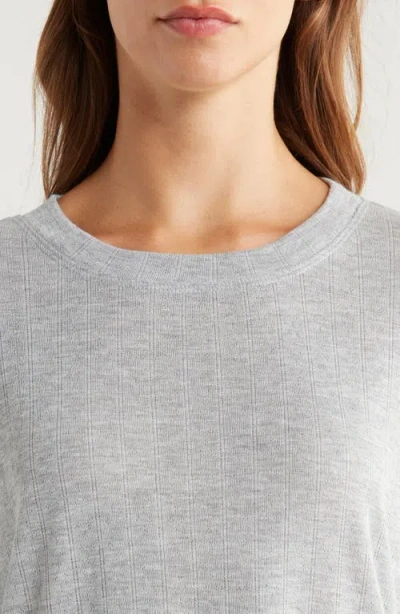 Andine London Antibes Long Sleeve T-shirt In Gray