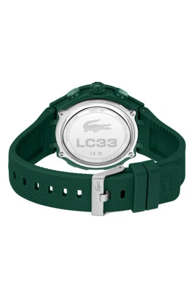 Lacoste Lc33 Silicone Strap Watch, 45mm