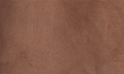 Max Mara Cipria Lambskin Suede Skirt In Brown