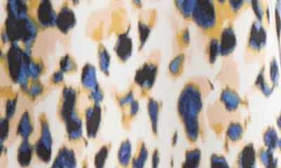 Jones New York Abstract Print Long Sleeve Top In Multi