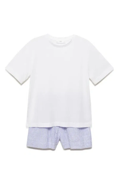 Mango Mixed Media Short Pajamas