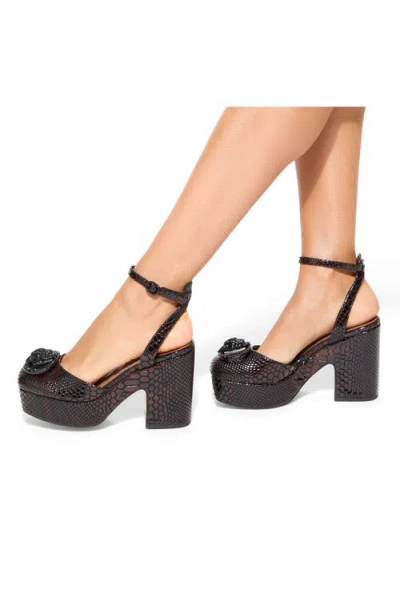 Kurt Geiger London Chelsea Ankle Strap Platform Pump