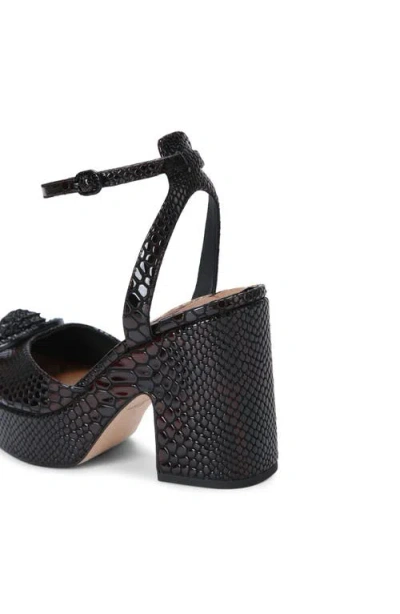 Kurt Geiger London Chelsea Ankle Strap Platform Pump