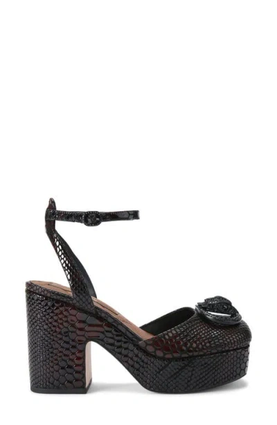 Kurt Geiger London Chelsea Ankle Strap Platform Pump