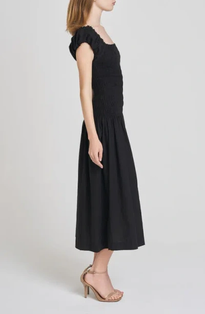 Wayf Cassidy Smock Bodice Midi Sundress