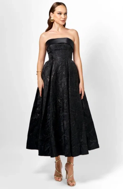 Bariano Alanna Jacquard A Line Midi